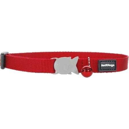 RED DINGO Red Dingo CC-ZZ-RE-SM Cat Collar Classic Red CC-ZZ-RE-SM